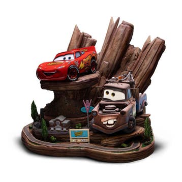 Cars Deluxe Art Scale Statue 1/10 Lightning Mcqueen & Tow..., Ophalen of Verzenden, Nieuw