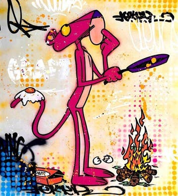 Moabit - Pink Panther X Brekkie Served - Diptych