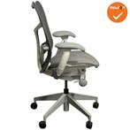 Herman Miller Mirra 2 Bureaustoel – Grijs met wit – Full, Werkplek, Ophalen of Verzenden, Gebruikt, Stoel
