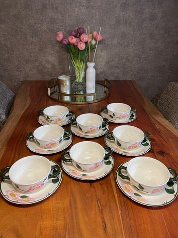 Villeroy & Boch - Eetservies (16) - Porselein - Wildrose
