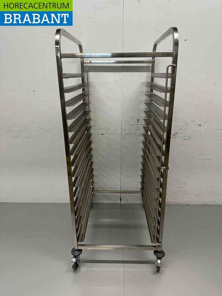 RVS Regaalwagen 32 x 60/40 cm Bakery norm Horeca, Zakelijke goederen, Horeca | Keukenapparatuur, Nieuw in verpakking, Ophalen of Verzenden