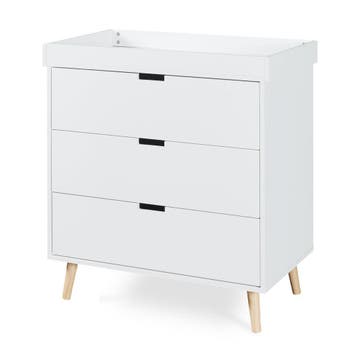 Luiercommode Sallinrar met verschoonblad 92x84x50 cm wit [en, Verzenden, Nieuw