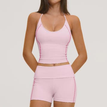 Dames Yogaset: Sportieve Outfit met BH en Cycling Shorts, Kleding | Dames, Verzenden, Nieuw