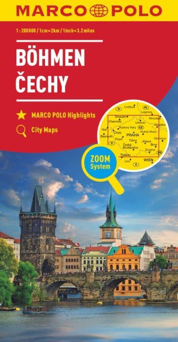 Marco Polo Wegenkaart 01 Tsjechië - Bohemen West En Midden, Ophalen of Verzenden, Nieuw