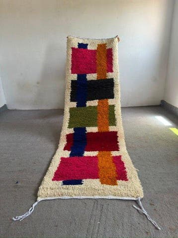 Azilal - Loper - 225 cm - 70 cm - Marokkaanse Azilal-loper, Nieuw