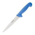 Fileermes | RVS | Blauw (Vis) | Lengte 300mm Hygiplas, Verzenden, Nieuw in verpakking