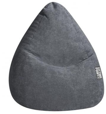 Zitzak Zitzak Alfa XXL - Grijs, Verzenden, Nieuw