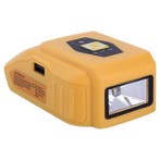 DeWalt USB-adapter voor XR 18V Li-ion en, 123accu huismerk, Verzenden, Nieuw