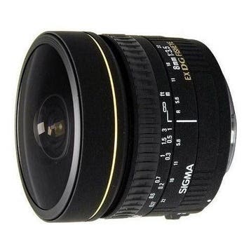 Sigma 8mm f/3.5 EX DG Fisheye Canon EF-mount objectief -, Verzenden, Gebruikt