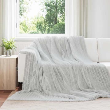 vidaXL Kleden 6 pcs Grijs 270 x 240 cm Fleece, Verzenden, Nieuw, Grijs