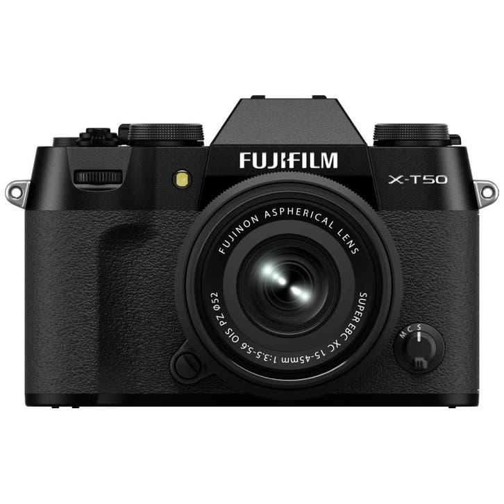 Fujifilm X-T50 Zwart + XC 15-45mm, Audio, Tv en Foto, Fotocamera's Digitaal, Nieuw, Ophalen of Verzenden