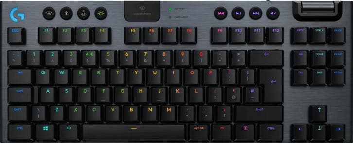 Logitech G915 TKL - Gamingtoetsenbord - QWERTY US - GL Tacti, Computers en Software, Toetsenborden, Refurbished, Verzenden