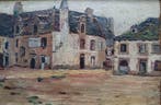 Franse school (XX) - Saint-Pol-de-Léon, Antiek en Kunst, Kunst | Schilderijen | Klassiek