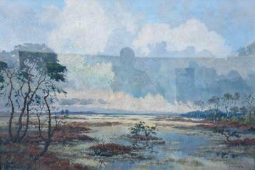 Jaak Van Wijck (1870-1946) - Zonnige dag in de kempen
