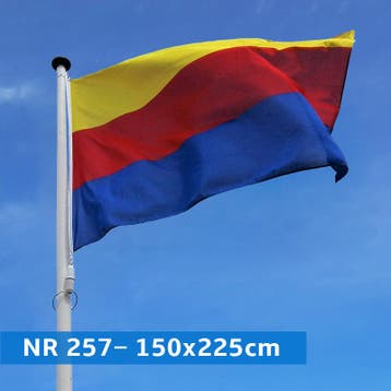 NR 257: Vlag Noord-Holland 150x225cm premium, Nieuw