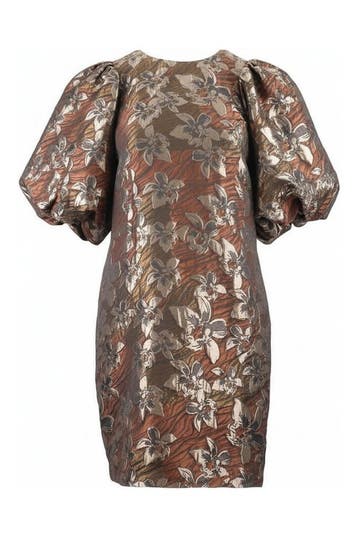 Notre-V Jurk in maat M Brons, Kleding | Dames, Notre-V, Verzenden, Zo goed als nieuw, Overige kleuren