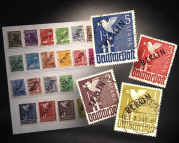 Berlijn - 1948 – Zwartdruk volledig gestempeld – Schlegel, Gestempeld