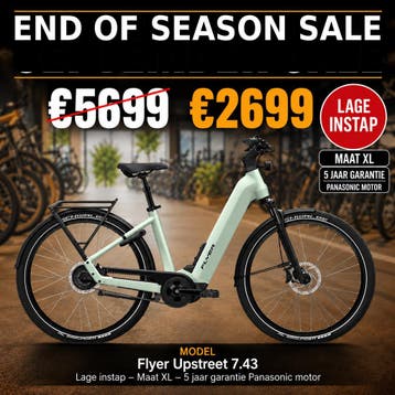 Flyer Upstreet 7.43,  Lage instap, Maat XL  €3000,- korting!, Overige merken, Nieuw, Ophalen of Verzenden, 59 cm of meer