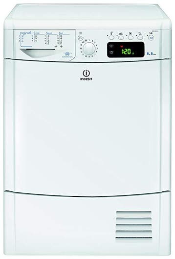 Indesit IDCEG45BH - Condensdroger - 8 kg - Uitgestelde Start, Witgoed en Apparatuur, Wasdrogers, Ophalen of Verzenden, Zo goed als nieuw