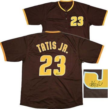 MLB - Fernando Tatis JR - Op maat gemaakte bruine, Nieuw