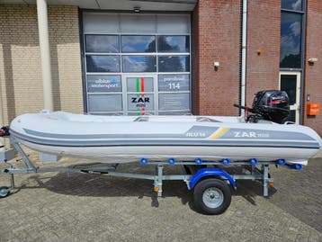 ZAR Mini Alu 14 + Suzuki 30pk, Aluminium, Nieuw, Benzine, Ophalen