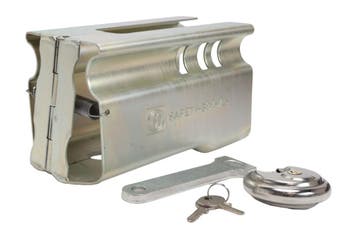 Disselslot koker Albe XL - premium - zilver - staal - incl., Ophalen of Verzenden, Nieuw
