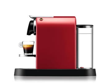 Krups -  Nespresso - Citiz  Capsulemachine Rood, Witgoed en Apparatuur, Koffiezetapparaten, Verzenden, Nieuw, 1 kopje, Koffiepads en cups