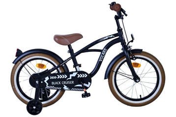 Volare Black Cruiser 16 inch kinderfiets – Zwart, Verzenden, Nieuw