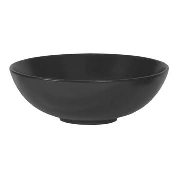 Brauer Bowl Waskom - Rond - 40 cm - Keramiek - Mat - Zwart, Ophalen of Verzenden, Nieuw