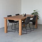 Eikenhouten eettafel 200x98x76cm, Huis en Inrichting, Tafels | Eettafels, Eikenhout, Nieuw, Vijf personen of meer, 150 tot 200 cm