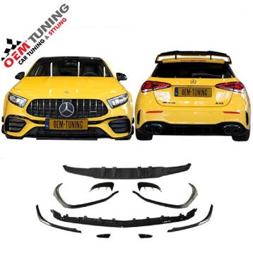 Aero Kit voor A-Klasse W177 A45 | A45S AMG Style 18-22, Auto-onderdelen, Mercedes-Benz, Nieuw, Ophalen of Verzenden, Bumper
