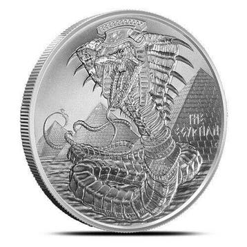 World of Dragons - #6 The Egyptian - 1 oz zilver Round, Verzenden, Losse munt, Zilver