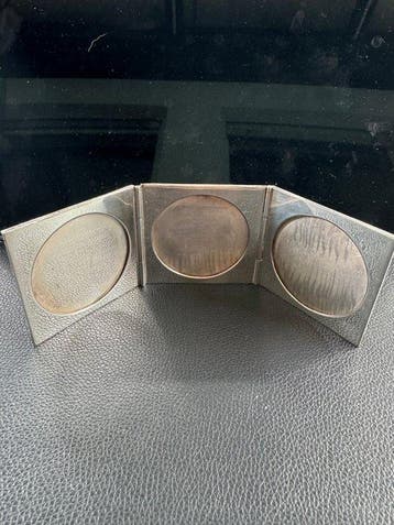 Fotolijst - .925 zilver - Klapbare fotolijst 925 zilver