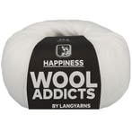 WoolAddicts Happiness - 01 wit - Katoen Garen, Ophalen of Verzenden, Nieuw