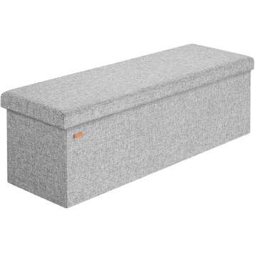 Opbergbank Grijs 115x38x38cm (Meubelen, Interieur), Verzenden