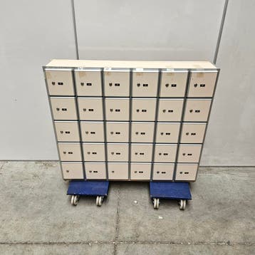 30-deurs Aestic telefoonlockers - 104x123x23 cm, Ophalen of Verzenden, Nieuw