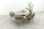 Taste Calma/Prado 4-persoons ronde dining tuinset Ø130 cm. -, Verzenden, Nieuw, Rvs, Tuinset