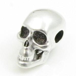 1 x DQ metaal kraal skull 10x13mm antiek zilverkleur gat..., Ophalen of Verzenden, Nieuw, Kraal