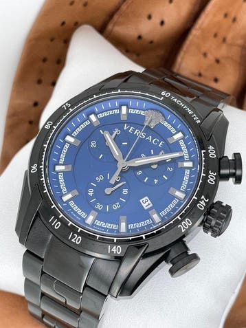 Versace - V-Ray Chronograph - VE2I005 21 - Heren - 2020-2025, Sieraden, Tassen en Uiterlijk, Horloges | Heren, Nieuw