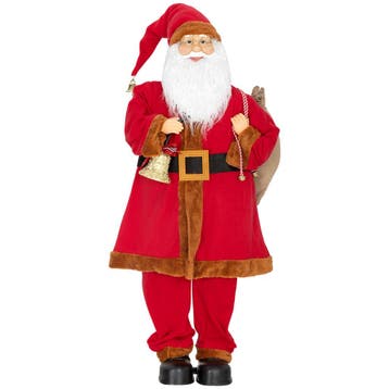 Kerstman 120 Cm Sinterklaas Figuur Met Beweegbaar Hoofd En A, Verzenden, Nieuw