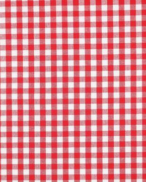 Katoen Ruit Rood 10 mm, Nieuw, Rood