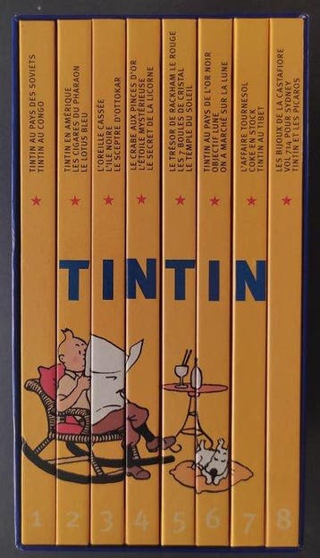 Tintin - Les Aventures de Tintin 1929-1999 Coffret volumes, Nieuw