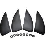 Kitesurf vinnen set 4 stuks nylon fiberglass fins, Watersport en Boten, Verzenden, Nieuw