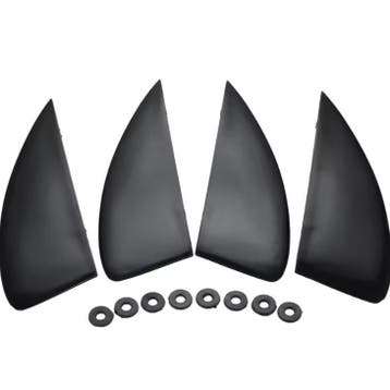 Kitesurf vinnen set 4 stuks nylon fiberglass fins, Verzenden, Nieuw