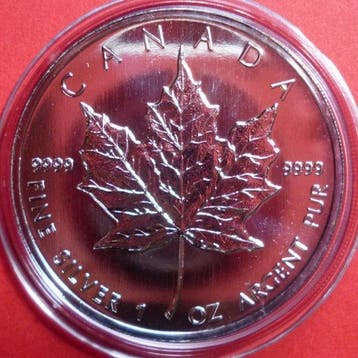 Canada. 5 Dollars 1994 Maple Leaf 1 Ounce Silver 9999