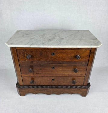 Guillard, Lemaire e Rémond - Commode - Mahonie - Miniatuur -, Antiek en Kunst