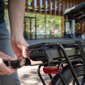 Steco Accuslot Achterdrager – Voor Bosch BES2/BES3 Accu –, Ophalen of Verzenden, Gebruikt, Steco