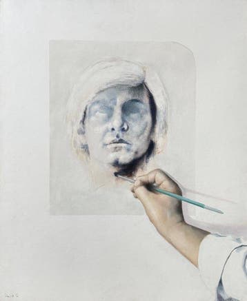 Nicolas Binsfeld (1945) - Portrait of Andy Warhol - 1982