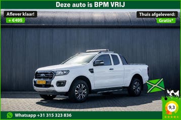 Ford Ranger 2.0 EcoBlue 4x4 | Wildtrak | 213PK | 1e Eigenaar, Automaat, Gebruikt, Wit, Leder