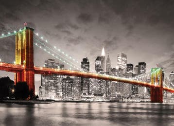 New York Brooklyn Bridge 1000 stukjes (Puzzels), Ophalen of Verzenden, Nieuw, Overige typen